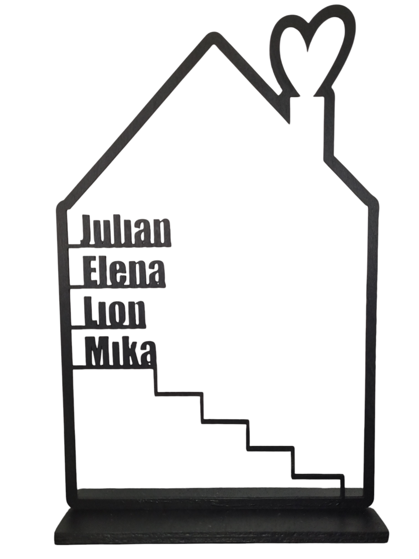 Personalisiertes Deko- Haus