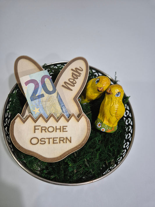 Oster Geldgeschenk personalisiert